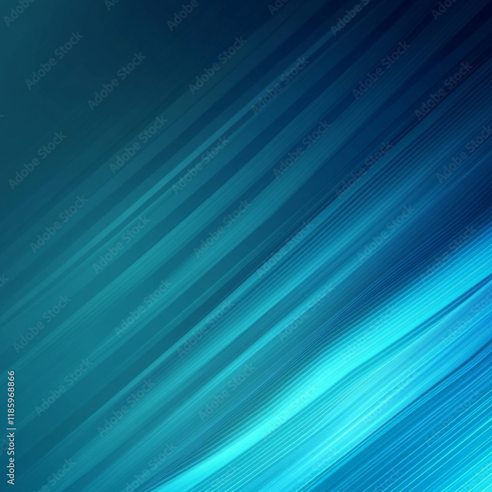 Aufkleber dynamic blue and teal abstract background showcasing flowing lines and gradients