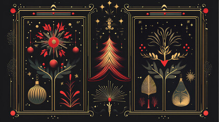 cristmas decoration frame 