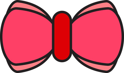 Ribbon Bowtie Illustration