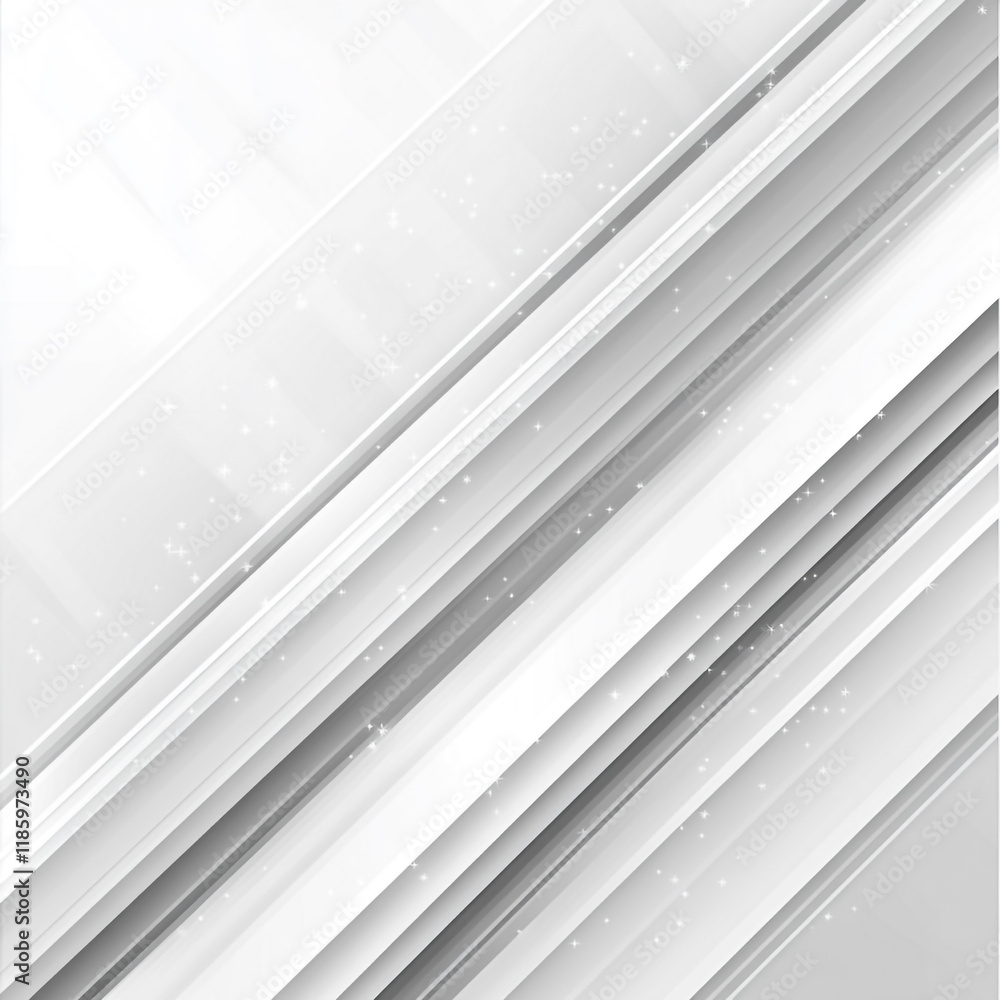 Poster light and shadow interplay creates a dynamic abstract design in shades of white