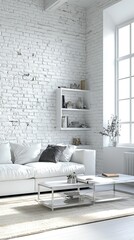 Modern Living Room with Contemporary Furniture and Cozy Design