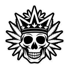 A filled style icon of skull symbol