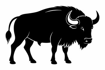 buffalo  silhouette vector