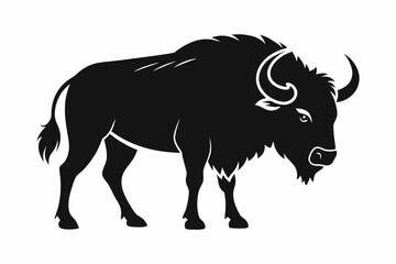 buffalo  silhouette vector