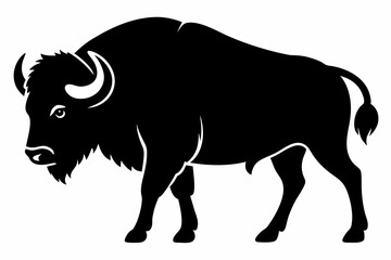 buffalo  silhouette vector