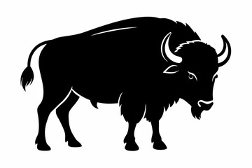 buffalo  silhouette vector