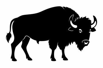 buffalo  silhouette vector