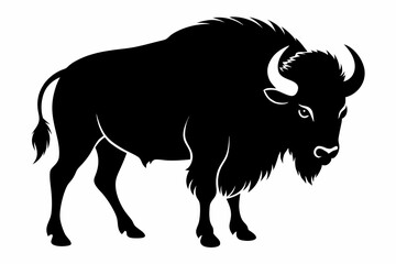 buffalo  silhouette vector