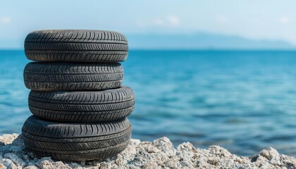 environmental conservation. Recycling Tires for Riverbank Stabilization Using recycled tires to build retaining walls for protecting riverbanks in restoration zones