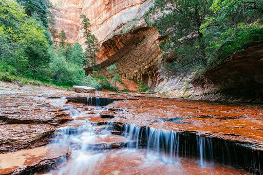 Arch Angel Falls, Zion National Park, Utah, United States
