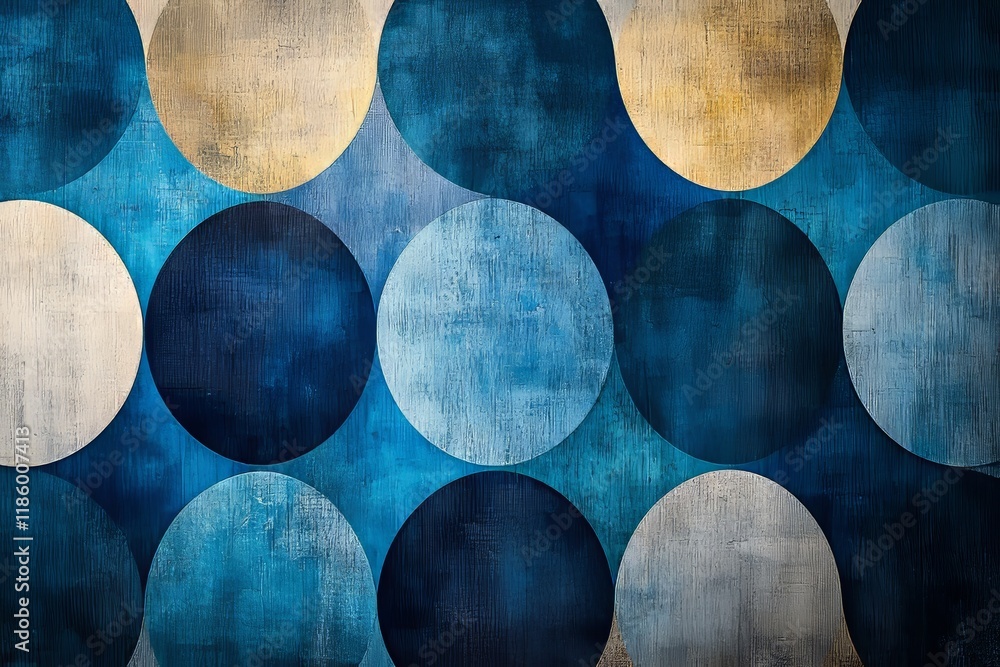 Poster a visually dynamic blue background showing animated circles that expand and contract