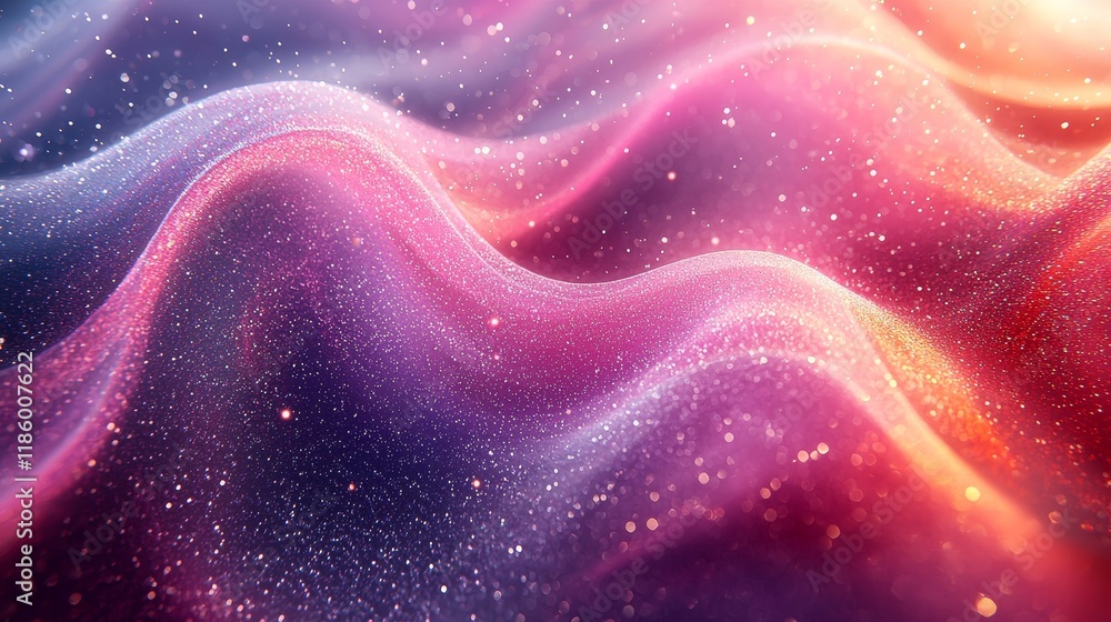 Poster minimalist purple and blue abstract background animation with a 3d rendered seamless loop