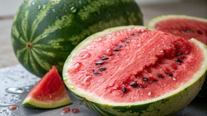Juicy fresh watermelon