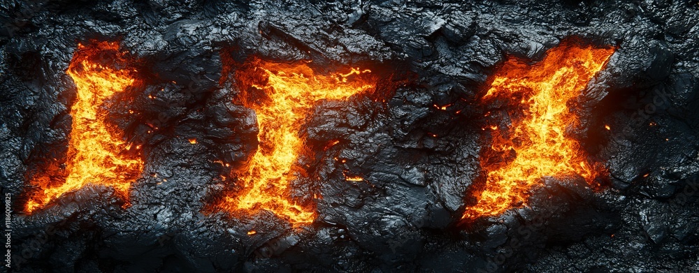 Poster dynamic animation power button with fire, set in a digital realm motion graphics, fiery environment,