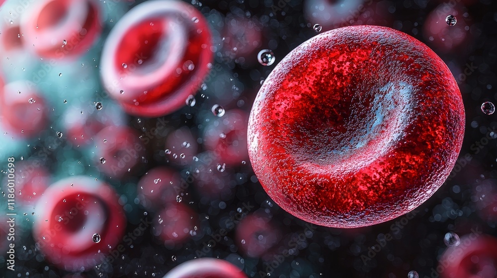 Poster close-up abstract visualization of dynamic fluid motion in digital art, featuring vibrant colors to 