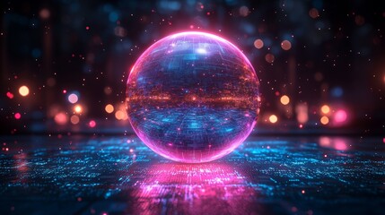 Exploring innovative 3D graphic design and futuristic digital sphere animation