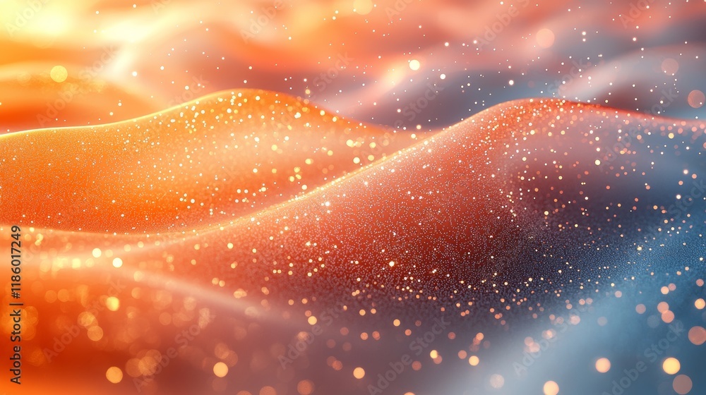 Poster abstract 3d rendering of dynamic geometric shapes in a modern looping animation background, seamless