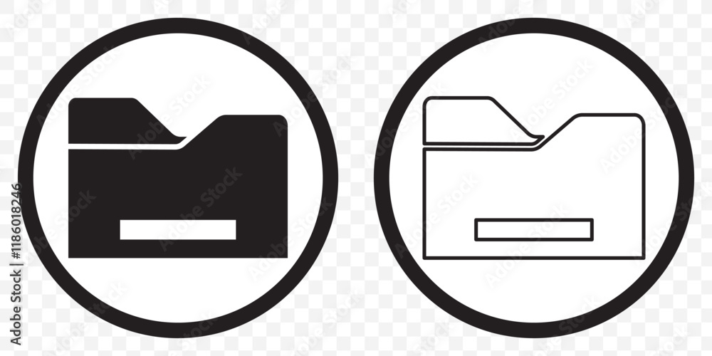 Poster folder icon. documents directory. desktop icons. my computer pc shortcut signs. system software and 
