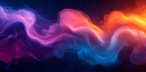 Dynamic Light Abstract Motion Background for creative projects, featuring vibrant colors and fluid shapes
