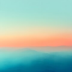 Fototapeta premium A background of a calming gradient transitioning from powder blue to light sage.