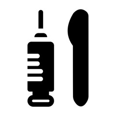 A clean medical equipment strong icon set, ideal for healthcare, hospitals, and diagnostics. Perfect for representing tools like stethoscopes, syringes, monitors, and more in modern designs.