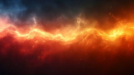 Fototapeta premium A background of a dramatic gradient fading from jet black to glowing amber.