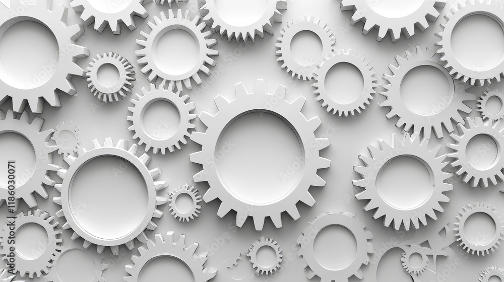 Poster outline web 3d shadow icons