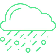 Hail icon single vector illustration