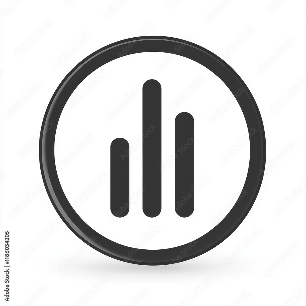 Poster round progress bar, a radial indicator interface element