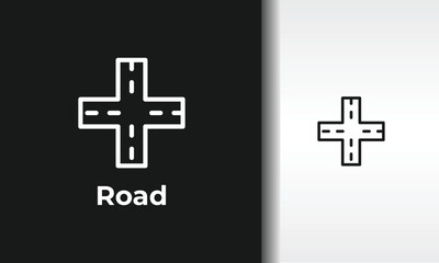 Fototapeta premium Road Vector, Icon Or Logo Sign Isolated Symbol Illustration