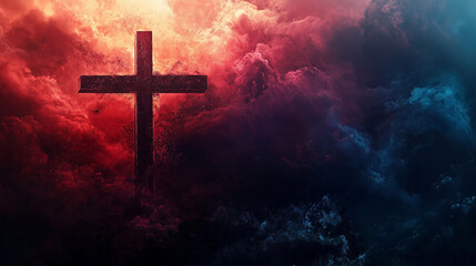 Fototapeta premium Encourage artists to create a personal and unique interpretation of the crucifixion, drawing on their emotions, experiences, and beliefs, allowing for deep personal expression