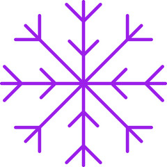 Snowflake icon single vector illustration