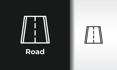 Road Vector, Icon Or Logo Sign Isolated Symbol Illustration