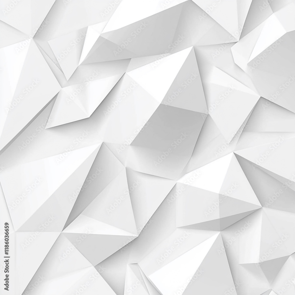 Aufkleber elegant white geometric shapes create a textured background for modern design projects