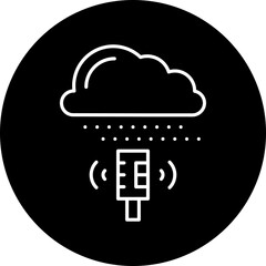 Weather Sensor icon single vector illustration