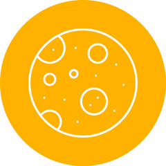 Full Moon icon single vector illustration