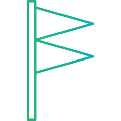 Gale Warning icon single vector illustration