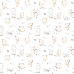 Seamless Digital and textile design Pattern
