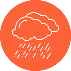 Rain icon single vector illustration