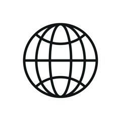 Globe icon vector design templates simple and modern
