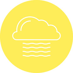 Fog icon single vector illustration