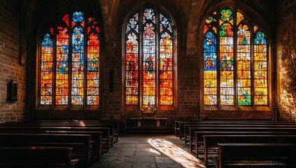 Obraz premium This ancient cathedral spire embodies the fusion of Gothic architecture and spirituality