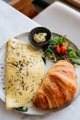 Breakfast: breakfast, morning meal, healthy breakfast, brunch, eggs, pancakes, coffee, croissant, breakfast table, morning routine.
Restaurants: restaurant, dining, food service, gourmet, fine dining,