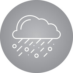Hail icon single vector illustration