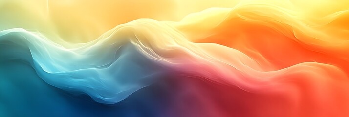 A background of a refreshing gradient fading from seafoam green to sunny yellow.