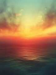 Fototapeta premium A background of a refreshing gradient transitioning from pale lime green to golden peach.