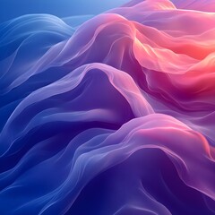 Obraz premium A background of a smooth gradient transitioning from deep blue to soft lavender. 