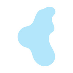 abstract blobs dull blue for background