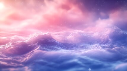 Fototapeta premium A background of a soft gradient blending periwinkle blue with pale lavender.