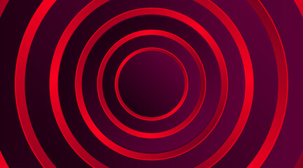 3d circle vector background design for banner, flyer, futuristic, poster, presentation etc. | Multiple circle abstract modern background | Circular pattern design with circular line and burgundy color